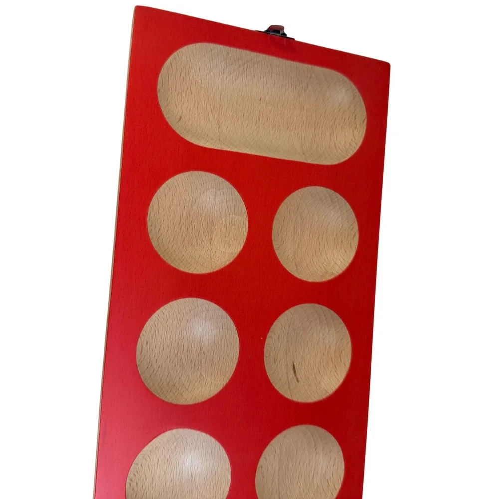 IKEA LATTJO Kalaha Mancala Board Game Kids Unisex OS Wood Red Blue 703.022.40